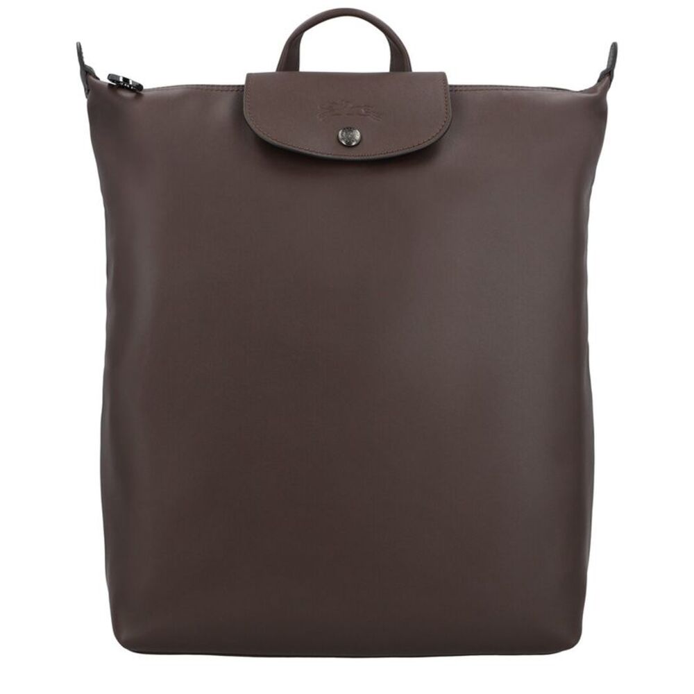 Longchamp Le Pliage Xtra Medium Leather Backpack, Brown
